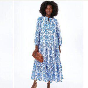 TUCKERNUCK/RO'S GARDEN BLUEFANNY RIO DRESS, SZ L